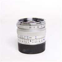 Used Zeiss Biogon T* 28mm f/2.8 ZM Lens Silver Leica M