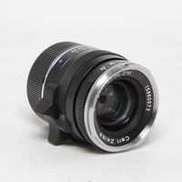 Used Zeiss Biogon T* 35mm f/2 ZM Lens Black Leica M