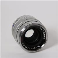 Used Zeiss Biogon T* 35mm f/2 ZM Lens Silver Leica M