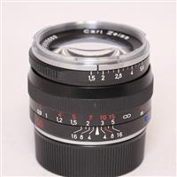 Used Zeiss C Sonnar T* 50mm f/1.5 ZM Lens Black Leica M