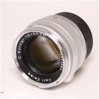 Used Zeiss C Sonnar T* 50mm f/1.5 ZM Lens Silver Leica M