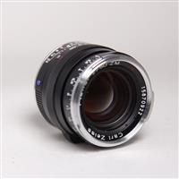 Used Zeiss Planar T* 50mm f/2 ZM Lens Black Leica M