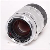 Used Zeiss Planar T* 50mm f/2 ZM Lens Silver Leica M