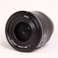 Used ZEISS Batis 40mm f/2 CF Lens for Sony E-Mount