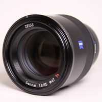 Used Zeiss Batis 85mm f/1.8 Telephoto Lens Sony E