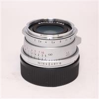 Used Voigtlander 35mm f/2 VM ASPH Ultron Vintage Line Type II Lens Silver