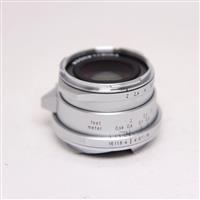 Used Voigtlander 35mm f/2 VM ASPH Ultron Vintage Line Type II Lens Silver