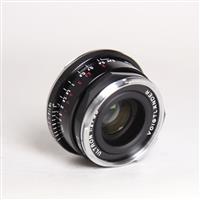 Used Voigtlander 35mm f/2 VM ASPH Ultron Vintage Line Type II Lens Black