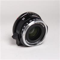 Used Voigtlander 35mm f/2 VM ASPH Ultron Vintage Line Type II Lens Black