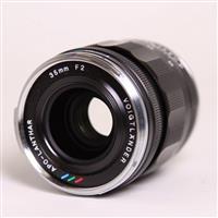 Used Voigtlander 35mm f/2 VM ASPH Apo-Lanthar Lens for Leica M