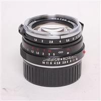 Used Voigtlander 40mm f/1.4 Nokton Classic SC - VM Mount