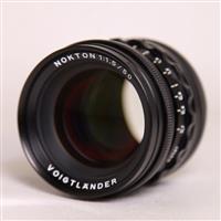 Used Voigtlander 50mm f/1.5 Nokton Vintage Line Black - VM Mount