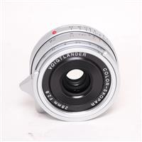 Used Voigtlander 28mm f/2.8 Color-Skopar Aspherical VM Lens Type II Silver