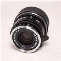 Used Voigtlander 28mm f2 VM Ultron Vintage Line ASPH Type II Black Lens