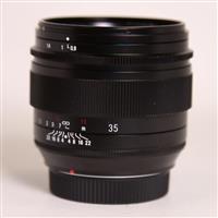 Used Voigtlander 35mm f/0.9 Nokton Aspherical Fujifilm X Mount Lens