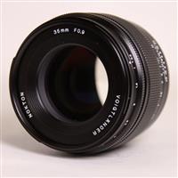 Used Voigtlander 35mm f/0.9 Nokton Aspherical Fujifilm X Mount Lens