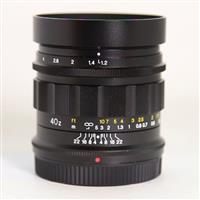 Used Voigtlander Nokton 40mm f/1.2 Aspherical Lens for Nikon Z