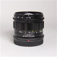 Used Voigtlander Nokton 40mm f/1.2 Aspherical Lens for Nikon Z