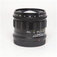 Used Voigtlander Nokton 40mm f/1.2 Aspherical Lens for Nikon Z
