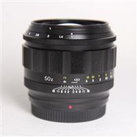 Used Voigtlander 50mm f/1.0 Nokton Aspherical Lens for Nikon Z