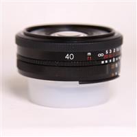 Used Voigtlander 40mm f/2 SL II-S Ultron Lens Black for Nikon F