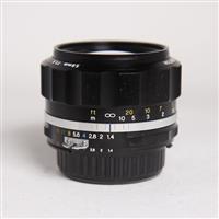 Used Voigtlander 58mm f/1.4 SL II-S Nokton Lens Black Nikon F Mount