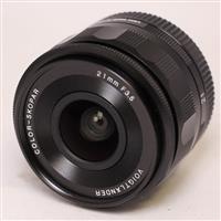 Used Voigtlander 21mm f3.5 E-Mount Color-Skopar Aspherical Lens