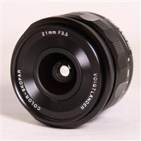 Used Voigtlander 21mm f3.5 E-Mount Color-Skopar Aspherical Lens