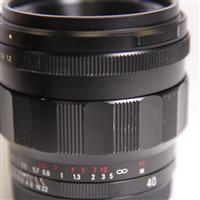 Used Voigtlander 40mm f/1.2 Nokton Aspherical Lens Sony E