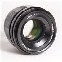 Used Voigtlander 40mm f/1.2 Nokton Aspherical Lens Sony E