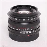 Used Voigtlander Nokton 35mm f/1.2 X Lens for Fujifilm X Mount