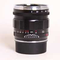 Used Voigtlander 50mm f/2 VM ASPH APO-Lanthar Lens Leica M Mount