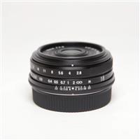 Used Voigtlander 18mm f2.8 Color-Skopar Fujifilm  X Mount Lens Black