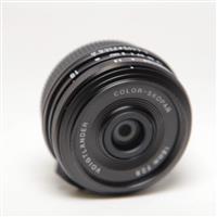 Used Voigtlander 18mm f2.8 Color-Skopar Fujifilm  X Mount Lens Black