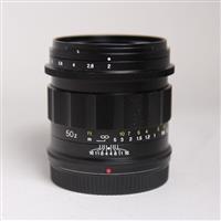 Used Voigtlander 50mm f/2 Apo-Lanthar II Aspherical Lens for Nikon Z Mount