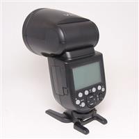 Used Godox V1C round camera flash for Canon