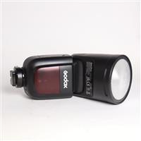 Used Godox V1S round camera flash for Sony