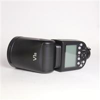 Used Godox V1S round camera flash for Sony