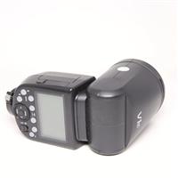 Used Godox V1F round camera flash for Fujifilm