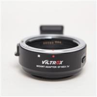 Used Viltrox EF-NEX IV Mount Adapter for Canon EF Lens to Sony E Cameras