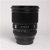 Used Viltrox AF 75mm f/1.2 XF Pro Lens for Fujifilm X