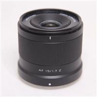 Used Viltrox AF 15mm f/1.7 Lens for Nikon Z Mount