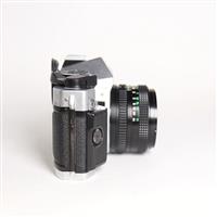 Used Canon AE-1 Program + 50mm canon f1.8 FD lens