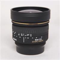 Used Sigma 8mm f/3.5 EX DG Circular Fisheye Lens Nikon F