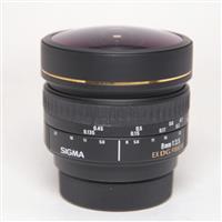 Used Sigma 8mm f/3.5 EX DG Circular Fisheye Lens Nikon F