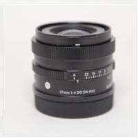 Used Sigma 17mm f/4 DG DN Contemporary Lens for L Mount