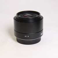 Used Sigma 19mm f/2.8 DN A Black Micro Four Thirds Lens