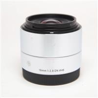Used Sigma 19mm f/2.8 DN A Sony E-Mount Lens - Silver