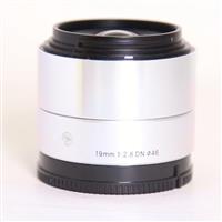 Used Sigma 19mm f/2.8 DN A Sony E-Mount Lens - Silver