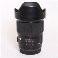 Used Sigma 20mm f/1.4 DG HSM Art Lens Canon EF
